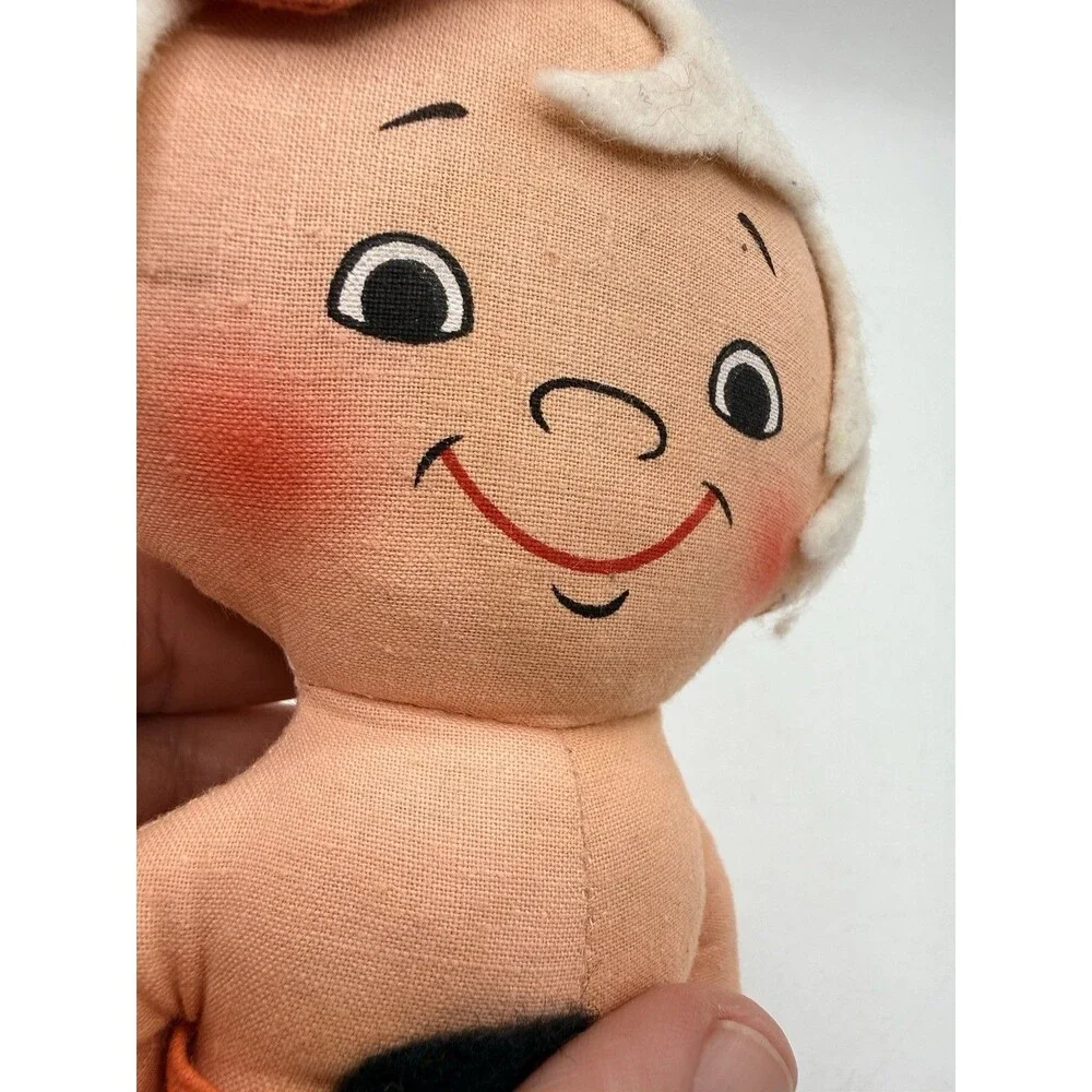 1972 KNICKERBOCKER Toy HANNA BARBERA BAMM BAMM Flintstones STUFFED DOLL 6.5”